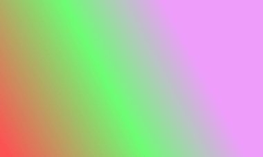 Basit pembe, kırmızı ve yeşil gradyan renk çizimi arka planı tasarla.