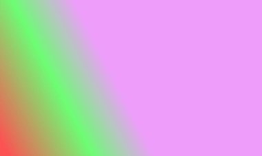 Basit pembe, kırmızı ve yeşil gradyan renk çizimi arka planı tasarla.