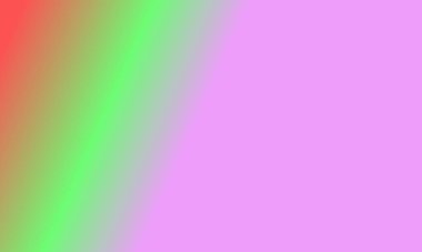 Basit pembe, kırmızı ve yeşil gradyan renk çizimi arka planı tasarla.