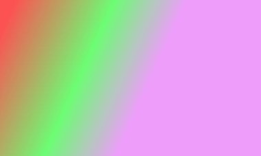 Basit pembe, kırmızı ve yeşil gradyan renk çizimi arka planı tasarla.