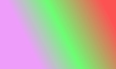 Basit pembe, kırmızı ve yeşil gradyan renk çizimi arka planı tasarla.