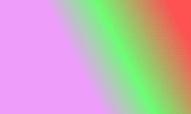 Basit pembe, kırmızı ve yeşil gradyan renk çizimi arka planı tasarla.