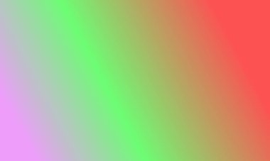 Basit pembe, kırmızı ve yeşil gradyan renk çizimi arka planı tasarla.