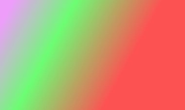 Basit pembe, kırmızı ve yeşil gradyan renk çizimi arka planı tasarla.