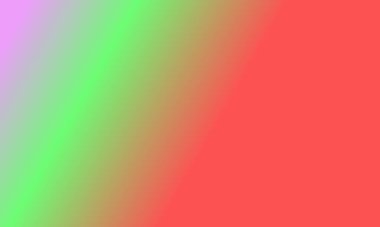 Basit pembe, kırmızı ve yeşil gradyan renk çizimi arka planı tasarla.