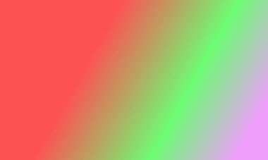 Basit pembe, kırmızı ve yeşil gradyan renk çizimi arka planı tasarla.