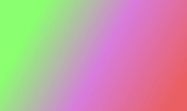 Basit yeşil, mor ve kırmızı gradyan renk çizimi arka planı tasarla.