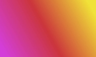 Basit bir sarı, mor ve kırmızı gradyan renk çizimi tasarla.