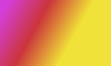 Basit bir sarı, mor ve kırmızı gradyan renk çizimi tasarla.