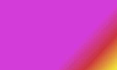 Basit bir sarı, mor ve kırmızı gradyan renk çizimi tasarla.