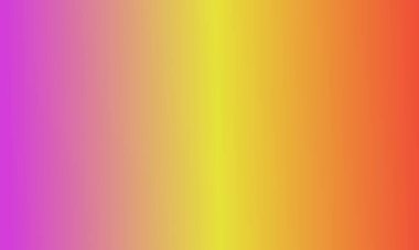 Basit bir sarı, mor ve kırmızı gradyan renk çizimi tasarla.