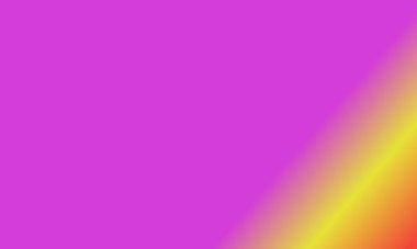 Basit bir sarı, mor ve kırmızı gradyan renk çizimi tasarla.