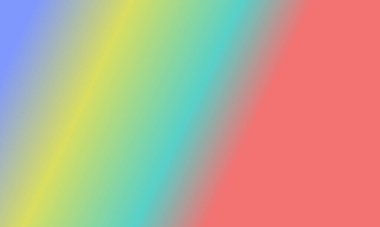 Basit Cyan tasarımı, kırmızı, sarı ve mavi gradyan renk çizimi çok havalı