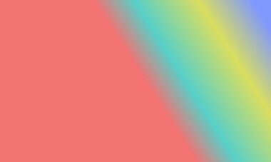 Basit Cyan tasarımı, kırmızı, sarı ve mavi gradyan renk çizimi çok havalı