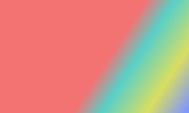 Basit Cyan tasarımı, kırmızı, sarı ve mavi gradyan renk çizimi çok havalı