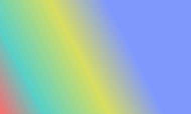 Basit Cyan tasarımı, kırmızı, sarı ve mavi gradyan renk çizimi çok havalı