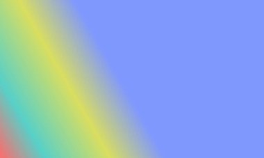 Basit Cyan tasarımı, kırmızı, sarı ve mavi gradyan renk çizimi çok havalı