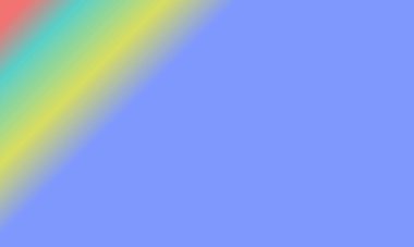 Basit Cyan tasarımı, kırmızı, sarı ve mavi gradyan renk çizimi çok havalı