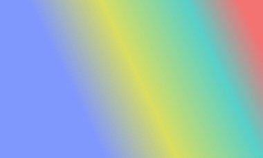 Basit Cyan tasarımı, kırmızı, sarı ve mavi gradyan renk çizimi çok havalı