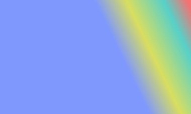 Basit Cyan tasarımı, kırmızı, sarı ve mavi gradyan renk çizimi çok havalı