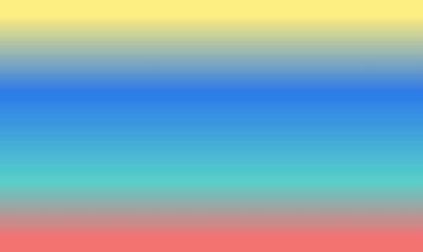 Basit Cyan tasarımı, kırmızı, sarı ve mavi gradyan renk çizimi çok havalı