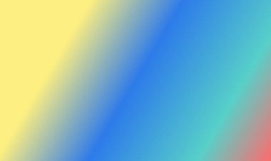 Basit Cyan tasarımı, kırmızı, sarı ve mavi gradyan renk çizimi çok havalı