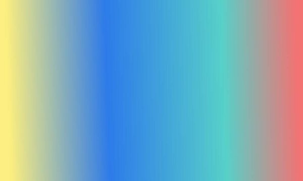 Design simple Cyan,red,yellow and blue gradient color illustration background very cool