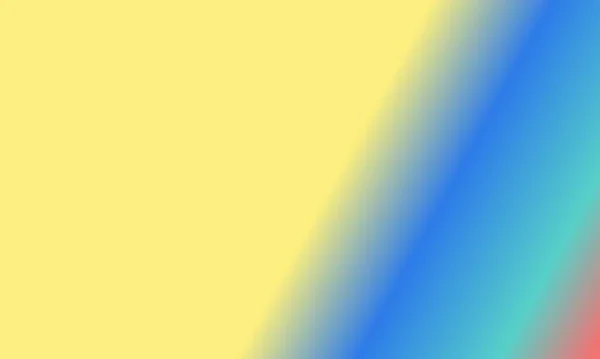 Дизайн Простой Cyan Красный Желтый Синий Градиент Цвета Фона Иллюстрации — стоковое фото
