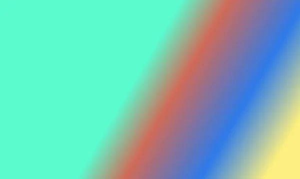 Ontwerp Eenvoudige Cyaan Rood Geel Blauw Verloop Kleur Illustratie Achtergrond — Stockfoto