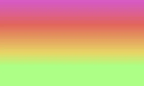 Design Simple Green Red Yellow Pink Gradient Color Illustration Background — Stock Photo, Image