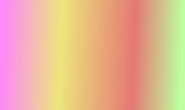 Basit yeşil, kırmızı, sarı ve pembe gradyan arkaplan tasarımı çok havalı