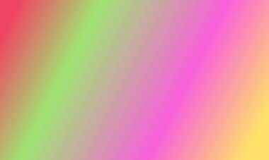 Basit yeşil, kırmızı, sarı ve pembe gradyan arkaplan tasarımı çok havalı