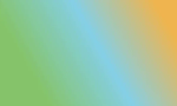Дизайн Простий Зелений Жовтий Синій Градієнт Кольору Ілюстрації Фон Дуже — стокове фото