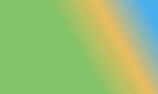 Design Einfachen Grünen Gelben Und Blauen Farbverlauf Illustration Hintergrund Sehr — Stockfoto