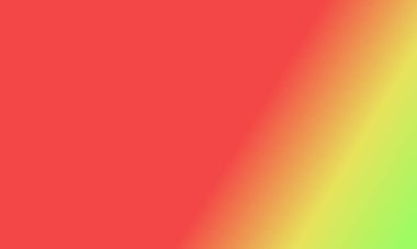 Basit yeşil, sarı ve kırmızı gradyan renk çizimi arka planı tasarla.