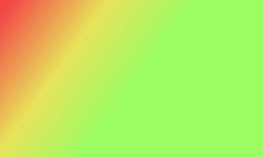 Basit yeşil, sarı ve kırmızı gradyan renk çizimi arka planı tasarla.