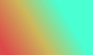 Basit bir cyan, kırmızı ve sarı gradyan renk çizimi tasarla.