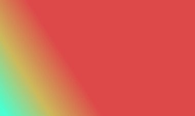 Basit bir cyan, kırmızı ve sarı gradyan renk çizimi tasarla.