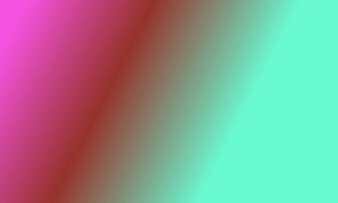 Basit bir cyan, kahverengi ve pembe gradyan renk çizimi tasarla.