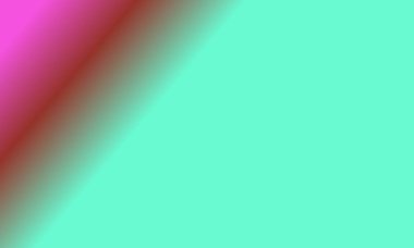 Basit bir cyan, kahverengi ve pembe gradyan renk çizimi tasarla.