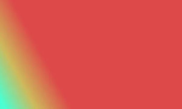 シンプルなシアン 赤と黄色のグラデーションカラーイラストの背景をデザインする — ストック写真