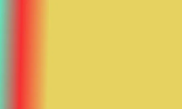 Projekt Prosty Cyjan Czerwony Żółty Gradientowy Kolor Ilustracja Tło Bardzo — Zdjęcie stockowe