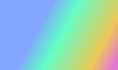 Basit bir cyan, mavi, sarı ve pembe gradyan renk çizimi tasarla.