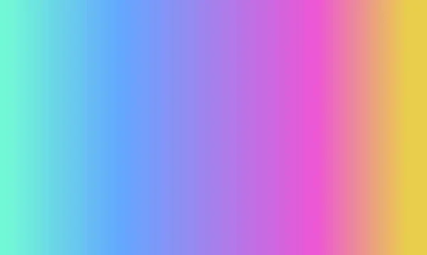 Projekt Prosty Cyjan Niebieski Żółty Różowy Gradientowy Kolor Ilustracja Tło — Zdjęcie stockowe