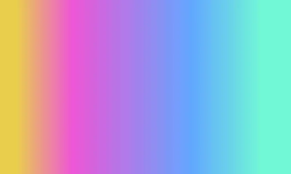Design Semplice Ciano Blu Giallo Rosa Gradiente Colore Illustrazione Sfondo — Foto Stock