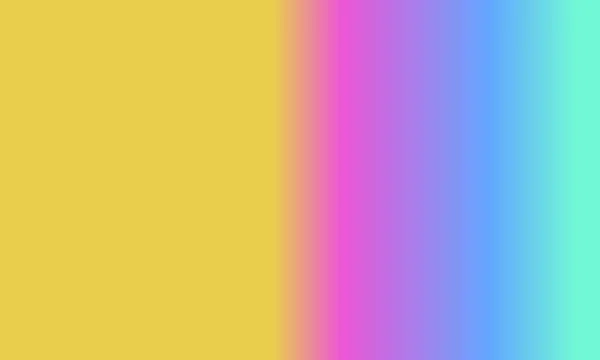 Design simple cyan,blue,yellow and pink gradient color illustration background very cool