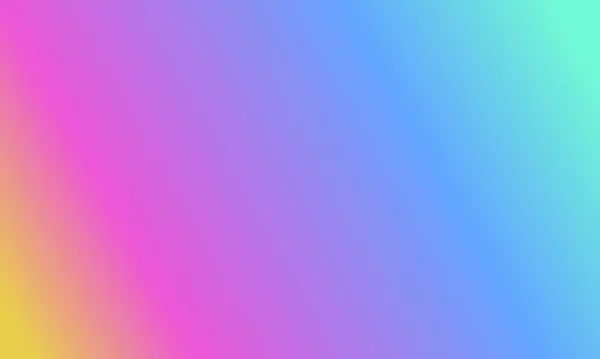 Design simple cyan,blue,yellow and pink gradient color illustration background very cool