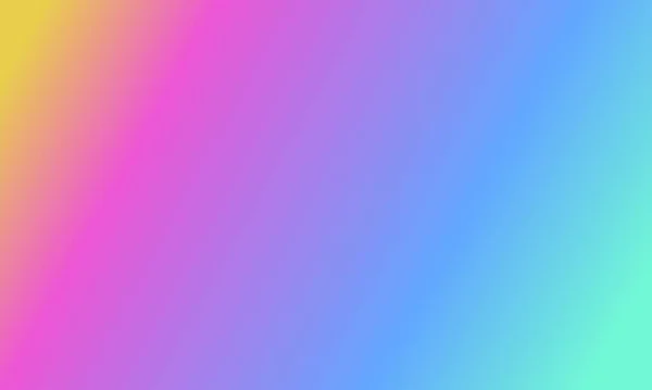 Σχεδιασμός Απλό Κυανό Μπλε Κίτρινο Και Ροζ Χρώμα Κλίση Εικονογράφηση — Φωτογραφία Αρχείου