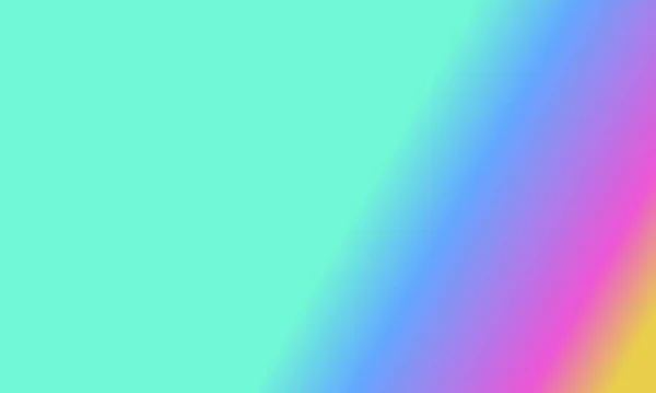 stock image Design simple cyan,blue,yellow and pink gradient color illustration background very cool