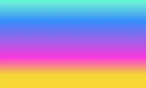 Design Simple Cyan Blue Yellow Pink Gradient Color Illustration Background — Stock Photo, Image